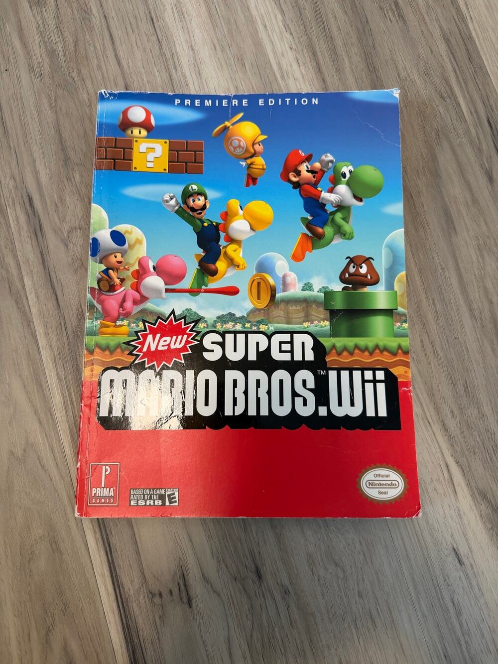 New Super Mario Bros. Wii Strategy Guide Premiere Edition Paperback 2009